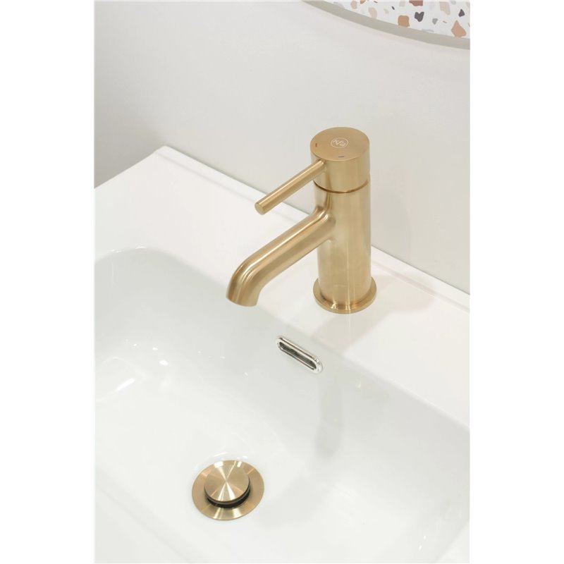 Uptrend CHARO 60x38,5 cm umywalka meblowa biały połysk, z otworem na baterię oraz przelewem (TR411-600)