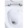 Uptrend CANEO Bezrantowa miska wisząca WC wraz z wolno opadającą deską WC (TR2196D)