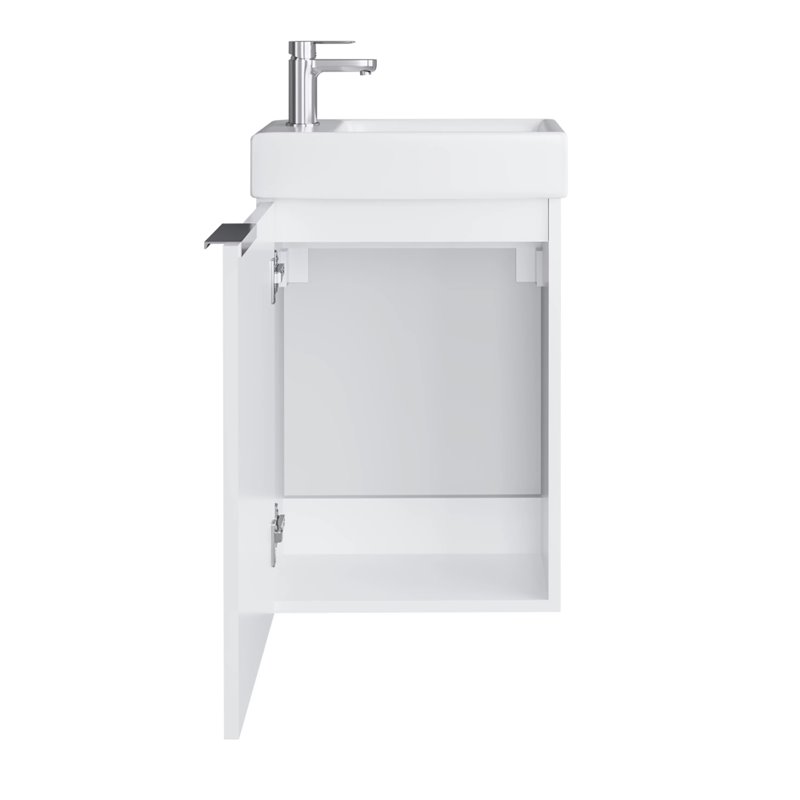 Uptrend FIKA 40 cm 1D0S zestaw szafka z umywalką Biały Połysk (003-SU40-01+TR41355)