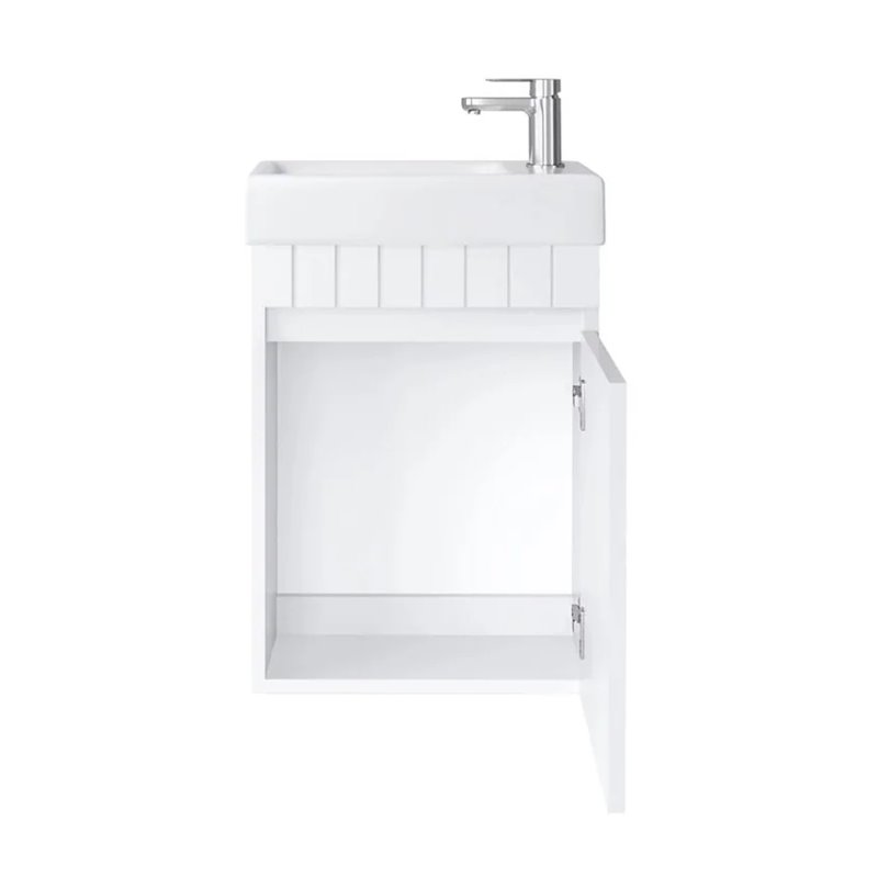 Uptrend MISENO 40 cm 1D0S zestaw szafka z umywalką Ideal Biały Mat (001-SU40-01+TR41355)