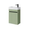 Uptrend MISENO 40 cm 1D0S zestaw szafka z umywalką Szałwia Mat (001-SU40-03+TR41355)