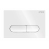 Uptrend Yosemite Shiny White Przycisk stelaża BASIC, dwudzielny 3/6 litra, kolor biały połysk (UP004)
