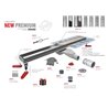 Wiper New Premium Revers (ruszt 2w1) Odpływ liniowy 70 cm z obrotowym syfonem Snake 360 - Zestaw (500.0724.01.070)