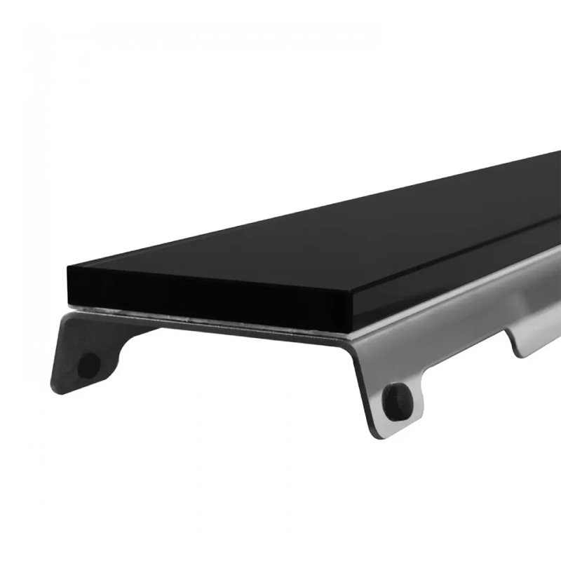 Wiper New Premium Glass Black Odpływ liniowy 90 cm z obrotowym syfonem snake 360 - Zestaw (500.0732.01.090)