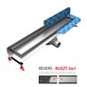 Wiper New Premium ZK Revers (Ruszt 2w1) Odpływ liniowy 50 cm z obrotowym syfonem snake 360 - Zestaw (500.0735.01.050)