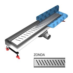 Wiper New Premium ZK Zonda Odpływ liniowy 50 cm z obrotowym syfonem snake 360 - Zestaw (500.0736.01.050)