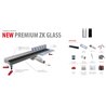 Wiper New Premium ZK White Glass Odpływ liniowy 120 cm z obrotowym syfonem snake 360 - Zestaw (500.0740.01.120)