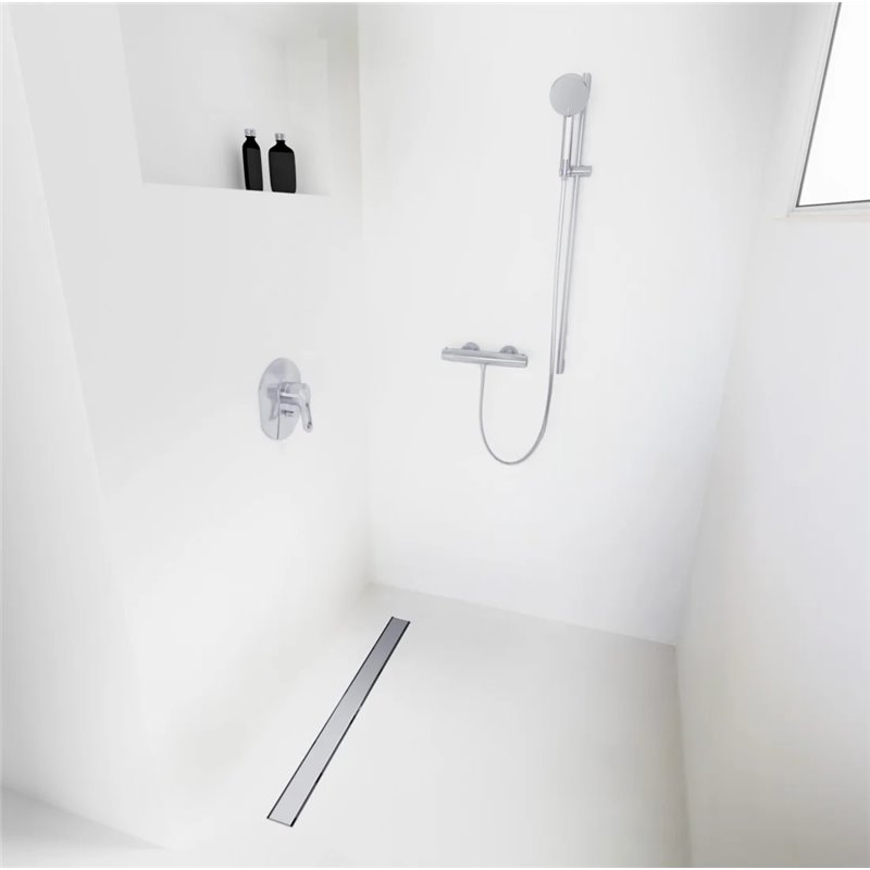 Wiper New MCR Revers Gold Odpływ liniowy (do mikrocementu) 90 cm z syfonem snake 360 - Zestaw (500.0905.45.090)