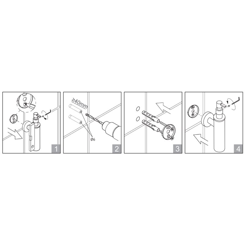 Stella Classic szczotka do wc niska wisząca złoty połysk 07.433-g