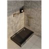 Schedline Favory Black Stone Brodzik Akrylowy Prostokątny Czarny Kamień 80x100 cm (3ST.F1P-80100/C/ST)