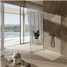 Schedline Libra Cashmere Stone Brodzik Akrylowy Prostokątny Kaszmirowy kamień 80x90 cm (3SP.L1P-8090/PK/ST)