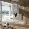 Schedline Libra Cashmere Stone Brodzik Akrylowy Półokrągły Kaszmirowy kamień 80x80 R55 cm (3SP.L1O-8080/PK/ST)