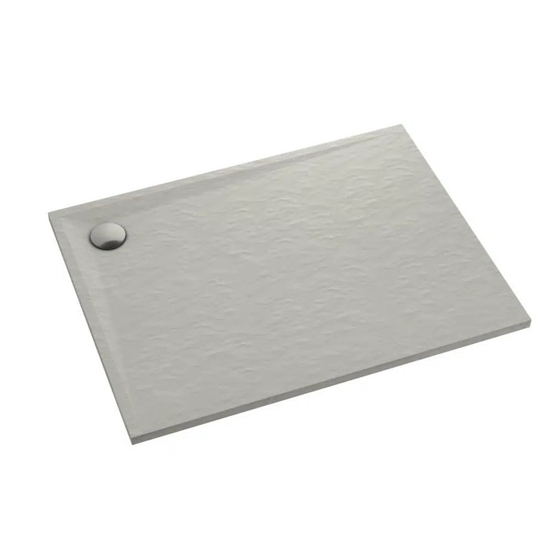 Schedline Libra Cement Stone Brodzik Akrylowy Prostokątny Cementowy kamień 90x100 cm (3SP.L1P-90100/CT/ST)