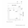 Schedline Libra Cement Stone Brodzik Akrylowy Kwadratowy Cementowy kamień 80x80 cm (3SP.L1K-8080/CT/ST)