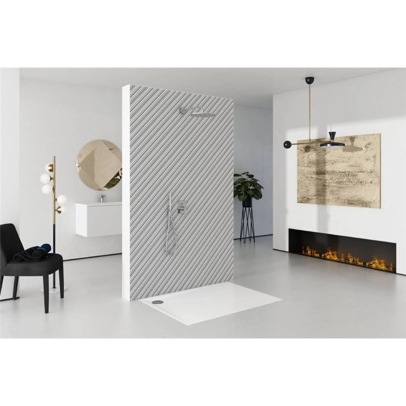 Schedline Libra Smooth White Brodzik Akrylowy Prostokątny Biały Gładki 90x120 cm (3SP.L1P-90120)