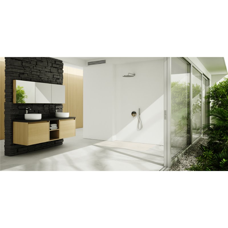 Schedline Protos Cashmere Stone Brodzik Akrylowy Prostokątny Kaszmirowy kamień 70x90 cm (3SP.P1P-7090/PK/ST-M1/PK/ST)