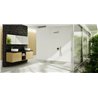 Schedline Protos Cement Stone Brodzik Akrylowy Kwadratowy Cementowy kamień (odpływ w rogu) 80x80 cm (3SP.P1K-8080/CT/ST-M1/CT/ST