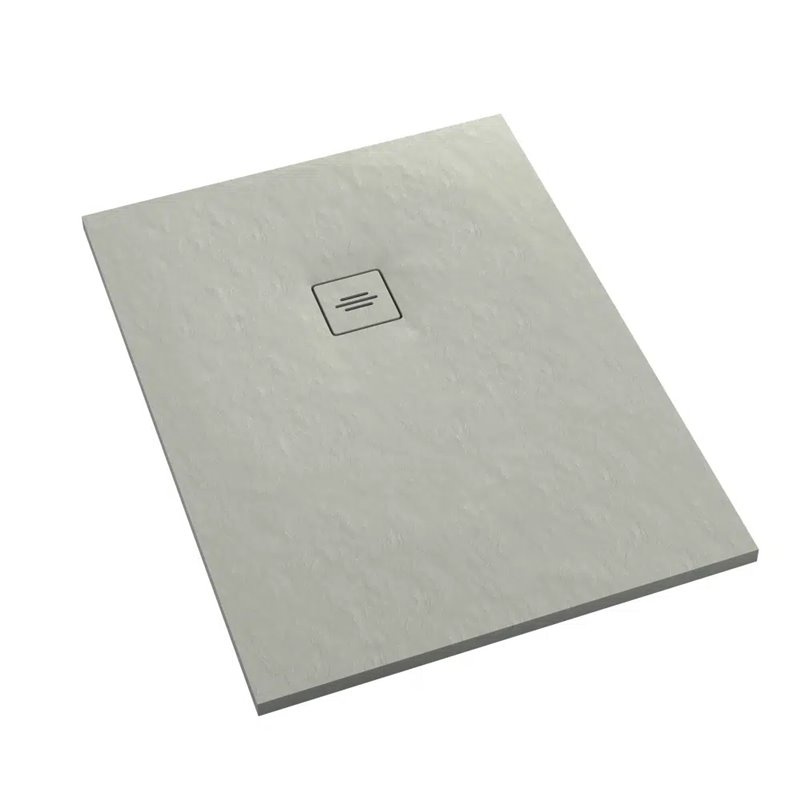 Schedline Protos Cement Stone Brodzik Akrylowy Prostokątny Cementowy kamień 100x180 cm (3SP.P1P-100180/CT/ST-M1/CT/ST)