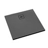 Schedline Protos Grey Stone Brodzik Akrylowy Kwadratowy Szary kamień (odpływ na boku) 80x80 cm (3SP.P2K-8080/S/ST-M1/S/ST)