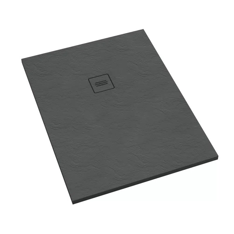 Schedline Protos Grey Stone Brodzik Akrylowy Prostokatny Szary kamień 80x120 cm (3SP.P1P-80120/S/ST-M1/S/ST)