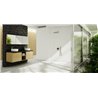 Schedline Protos White Stone Brodzik Akrylowy Prostokątny Biały kamień 80x100 cm (3SP.P1P-80100/B/ST-M1/B/ST)