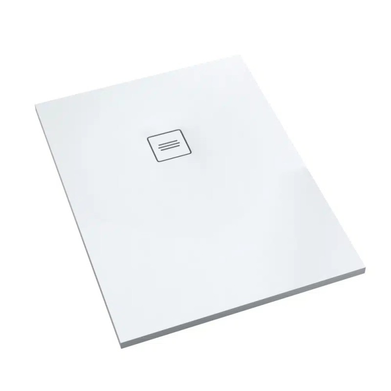 Schedline Protos Smooth White Brodzik Akrylowy Prostokatny Biały gładki 80x140 cm (3SP.P1P-80140-M1)