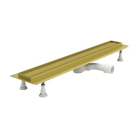 Schedline Regular Line Gold Odpływ liniowy złoty z maskownicą plate 60x8 cm (SOLPLZ-60080)