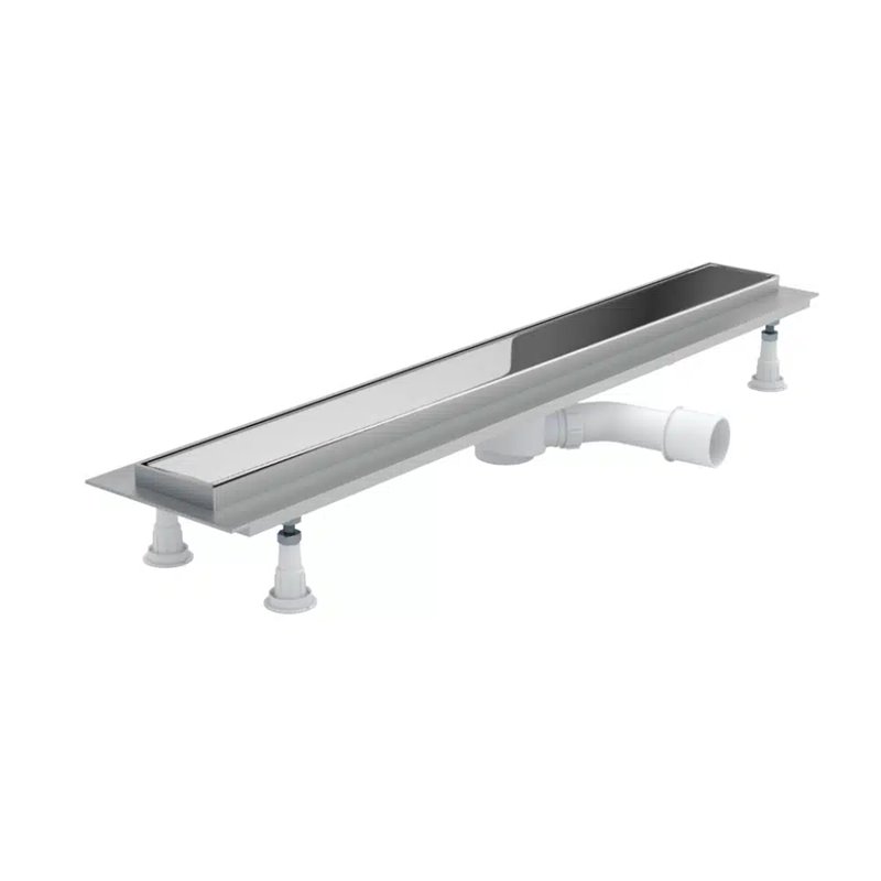 Schedline Regular Line Chrom Odpływ liniowy chrom z maskownicą steel 70x8 cm (SOLSL-70080)