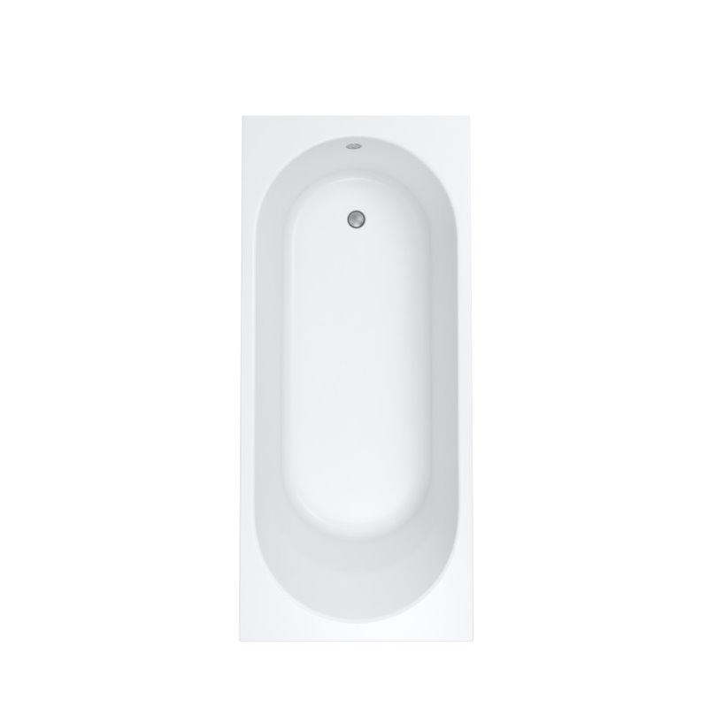 Schedline Solia Set Wanna prostokątna biała + nośnik 170x75cm (3WST.SS1P-17075)