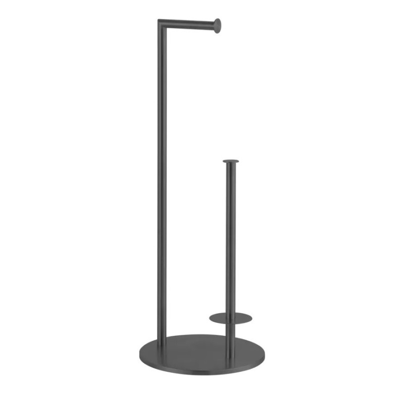 Stella stojak na papier toaletowy + zapasowe rolki czarny mat 19.219-b