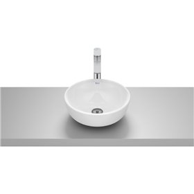 Roca Optica Umywalka nablatowa ROUND ER 35 cm biały połysk (A327C12000)