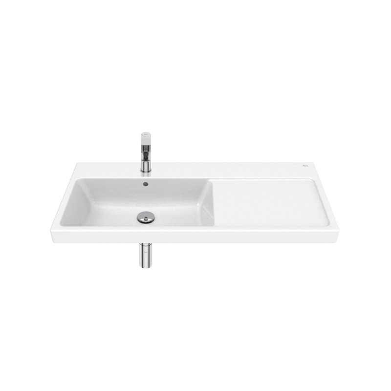 Roca Gap Umywalka meblowa asymetryczna lewa 100x46 cm (do kompletacji z kolekcją Gap Pro) (A3270MB004)