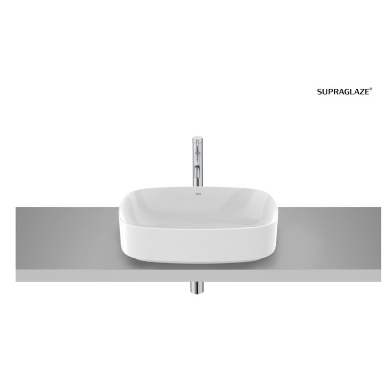 Roca Ona ONA Umywalka nablatowa owalna 50x37 cm Supraglaze® (A3275L0S00)