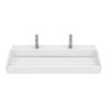 Roca Tura Umywalka ścienna / meblowa 100x43 cm z 2 otworami na baterię (A327699000)