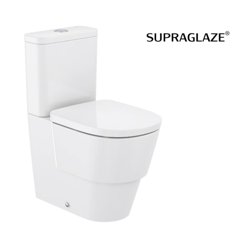 Roca Tura Miska WC do kompaktu Rimless 625 cm przyścienna odpływ podwójny Supraglaze® (A342697S00)