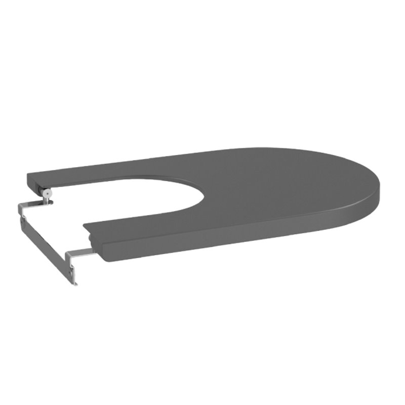 Roca Inspira Round Pokrywa bidetowa wolnoopadająca Supralit® Onyx (A80652264B)