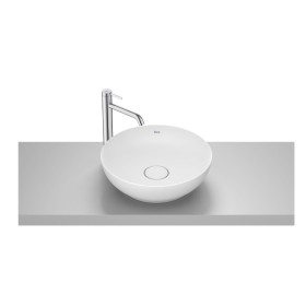 Roca Bol Umywalka nablatowa okrągła 42,5 cm Fineceramic® Biały mat (A32787M620)