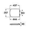 Roca Sidney Deska wc twarda (A801380004)