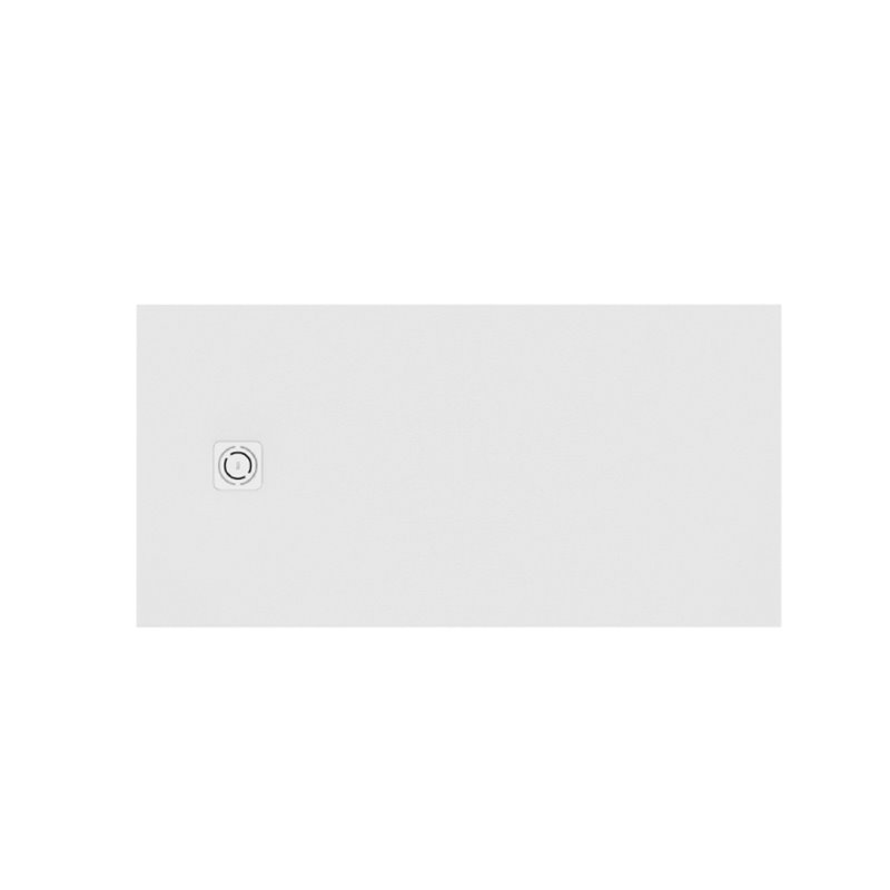 Roca Magma Brodzik prostokątny Stonex® 100 x 70 cm niski syfon kolor biały (APE013E82BC03100)