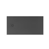 Roca Magma Brodzik prostokątny Stonex® 100 x 80 cm niski syfon kolor onyks (APE013E832003640)