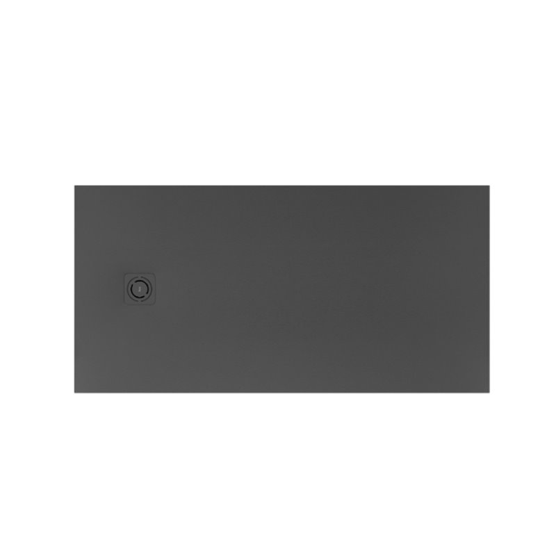 Roca Magma Brodzik prostokątny Stonex® 150 x 90 cm niski syfon kolor onyks (APE015DC38403640)