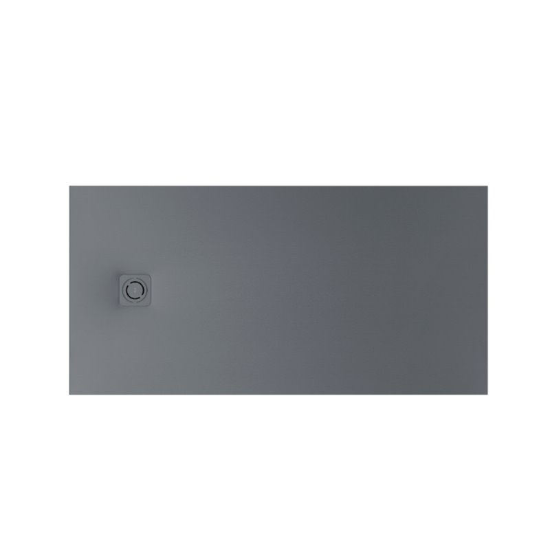 Roca Magma Brodzik prostokątny Stonex® 200 x 100 cm niski syfon kolor szary łupek (APE017D03E803200)