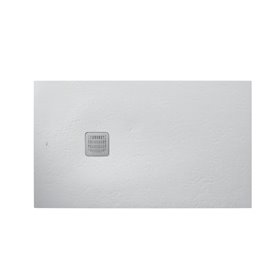 Roca Terran Brodzik prostokątny 100 x 70 cm syfon w komplecie Perłowy (AP1013E82BC01630)