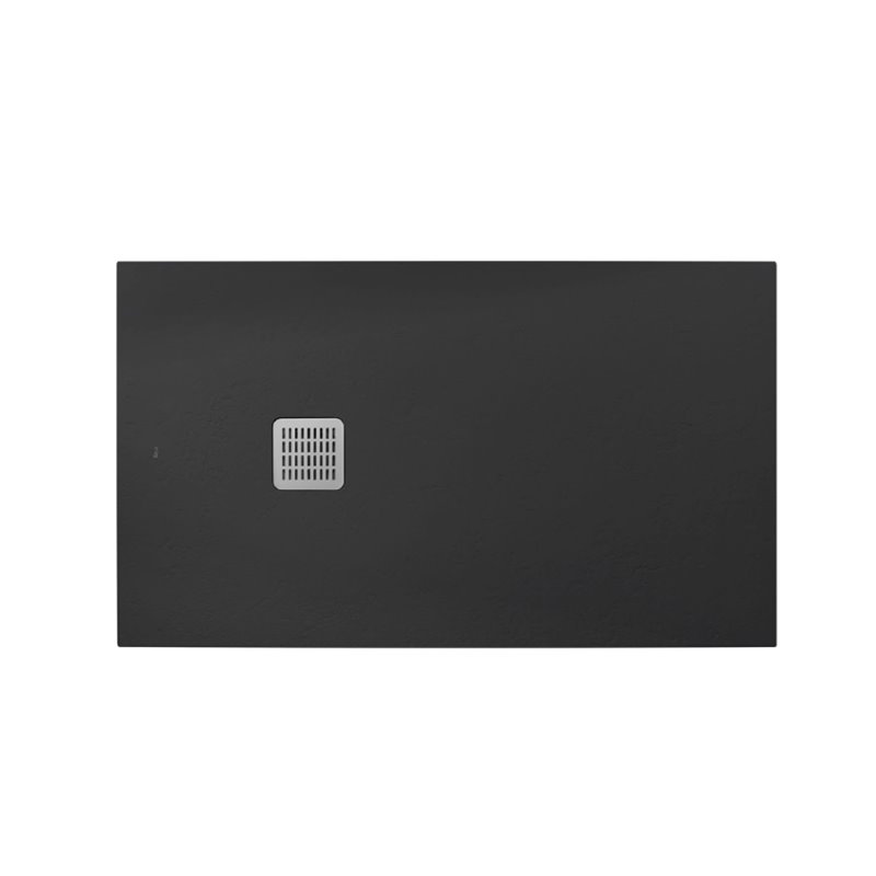 Roca Terran Brodzik prostokątny 140 x 80 cm syfon w komplecie Onyks (AP10157832001640)