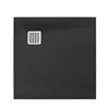 Roca Terran Brodzik kwadratowy 100 x 100 cm syfon w komplecie Onyks (AP1033E83E801640)