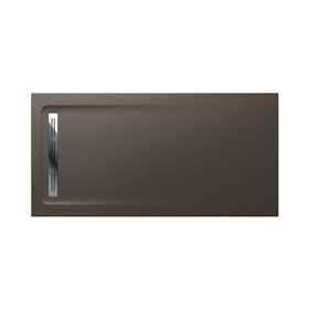 Roca Aquos Brodzik prostokątny 160 x 80 cm syfon w komplecie cafe (AP60164032001660)