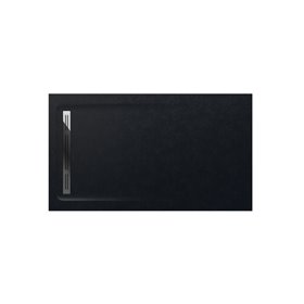 Roca Aquos Brodzik prostokątny 160 x 90 cm syfon w komplecie czarny (AP60164038401400)