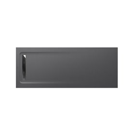 Roca Aquos Brodzik prostokątny 180 x 80 cm syfon w komplecie szary łupek (AP60170832001200)