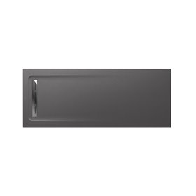 Roca Aquos Brodzik prostokątny 180 x 80 cm syfon w komplecie onyks (AP60170832001640)