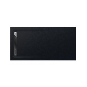 Roca Aquos Brodzik prostokątny 180 x 90 cm syfon w komplecie czarny (AP60170838401400)